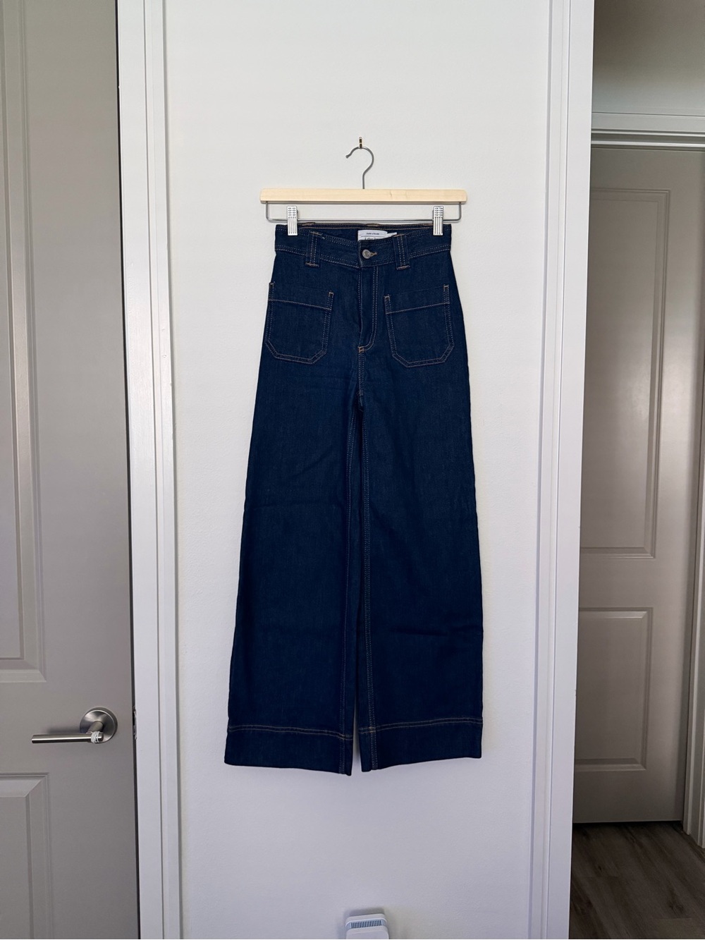 & OTHER STORIES • high rise patch pocket flare jeans